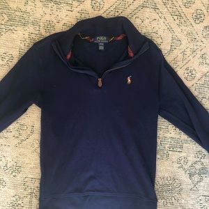 Like new boys 10-12 pull over. Worn once.